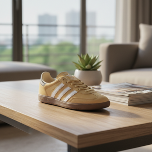 Adidas Yellow Suede Casual Sneakers for Men