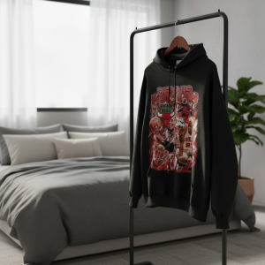 Vintage Chicago Bulls Graphic Basketball Hoodie