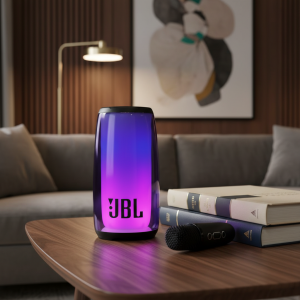 JBL Portable Bluetooth Speaker with Mic and LED Lights