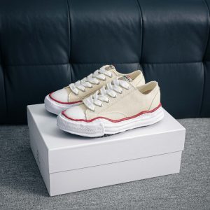MMY Canvas Low Top Beige Sneakers Casual Shoes