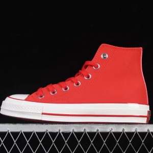 Converse High Top Red Canvas Sneakers Shoes