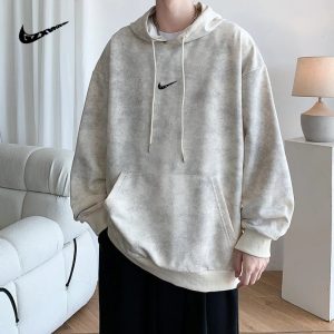 Nike Casual Oversized Tie Dye Hoodie for Men