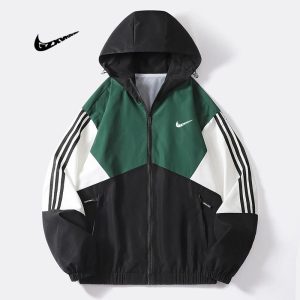 Nike Colorblock Hooded Windbreaker Jacket for Men