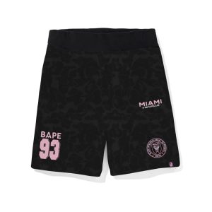 BAPE 93 Miami Black Camo Shorts Men