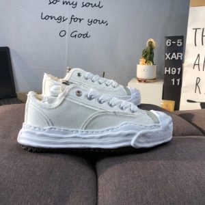 Maison Mihara Yasuhiro White Canvas Sneakers